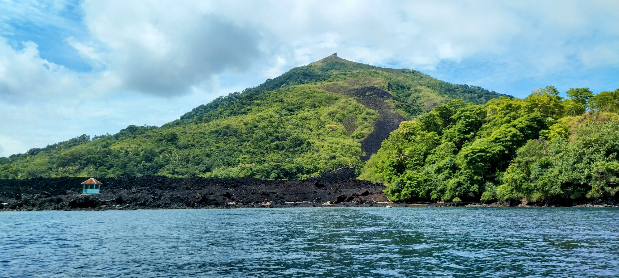 Corals over Lava