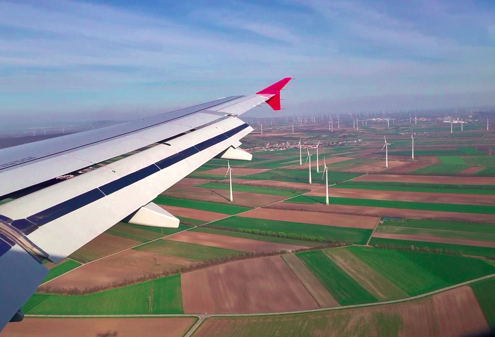 Flying Krakow to Wien, 18 March 2024