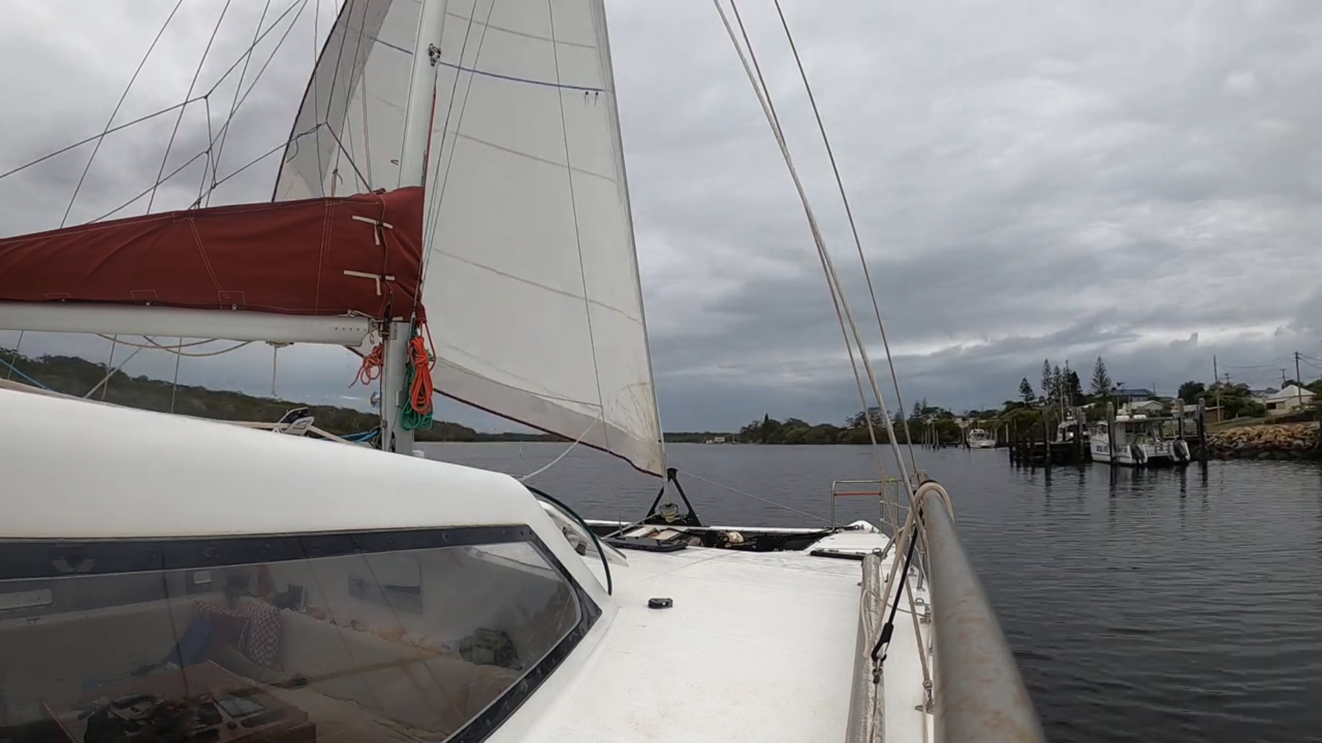 Sailing the Wooli River